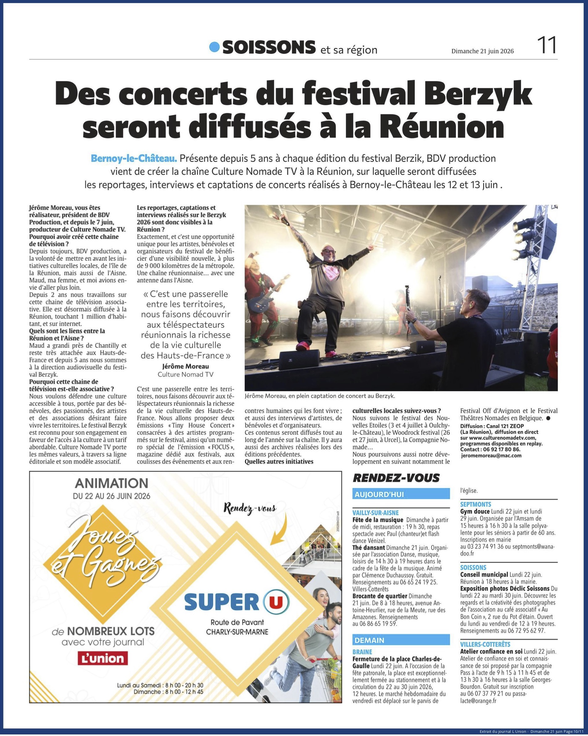 Culture Nomade TV dans la presse